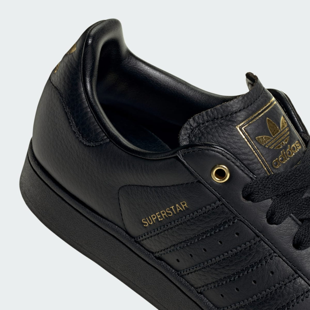 Adidas Men's SUPERSTAR II shoes - Core Black / Core Black / Gold Metallic - Image 9