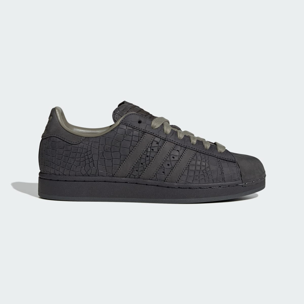 Adidas Women's SUPERSTAR II shoes - Utility Black / Grey Six / Clay - Image 1