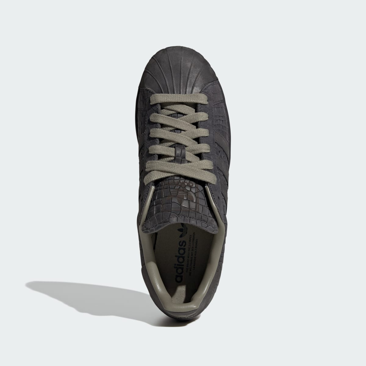 Adidas Women's SUPERSTAR II shoes - Utility Black / Grey Six / Clay - Image 2