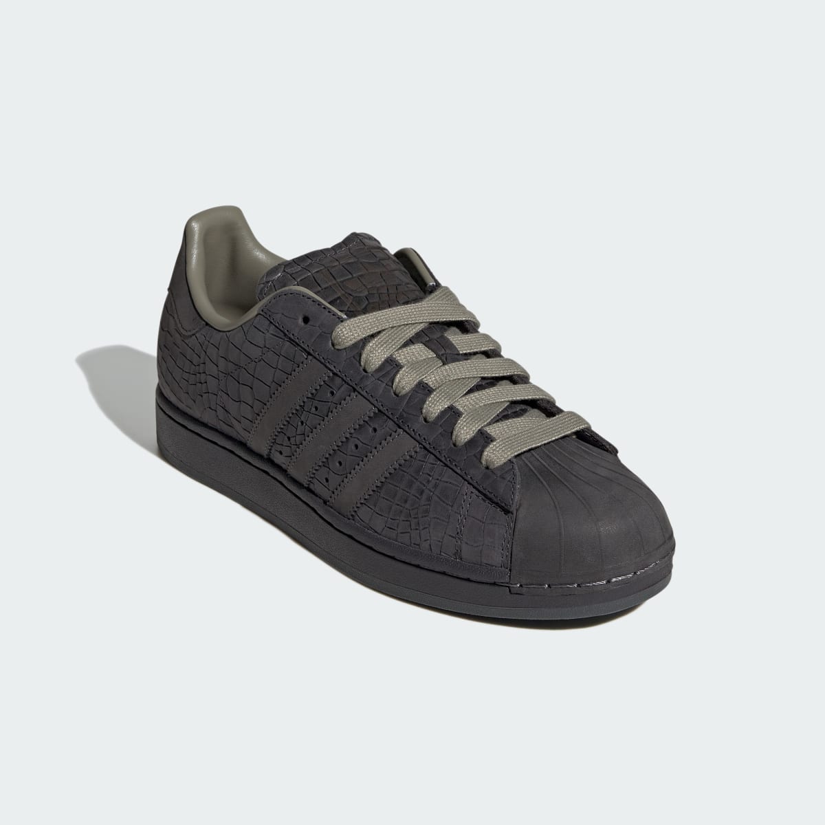 Adidas Men's SUPERSTAR II shoes - Utility Black / Grey Six / Clay - Image 4