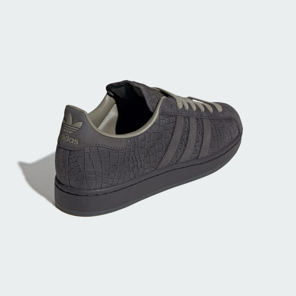 Adidas Men's SUPERSTAR II shoes - Utility Black / Grey Six / Clay - Image 5
