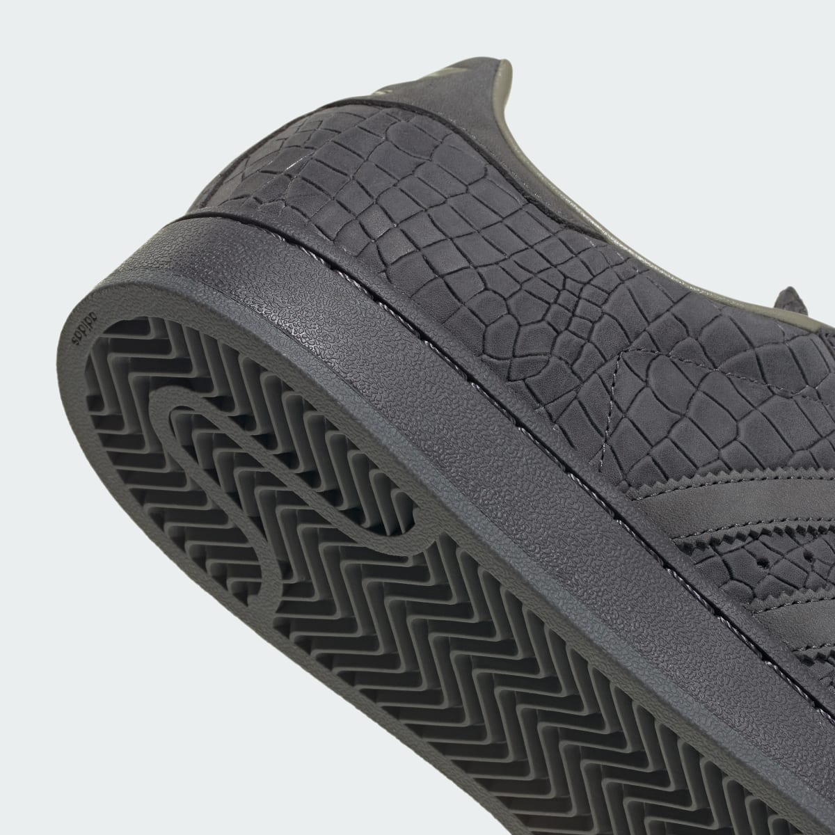 Adidas Men's SUPERSTAR II shoes - Utility Black / Grey Six / Clay - Image 8