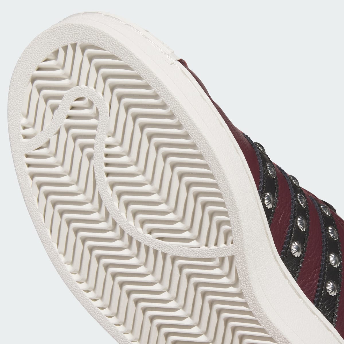 Adidas Men's SUPERSTAR II shoes - Maroon / Core Black / Off White - Image 9