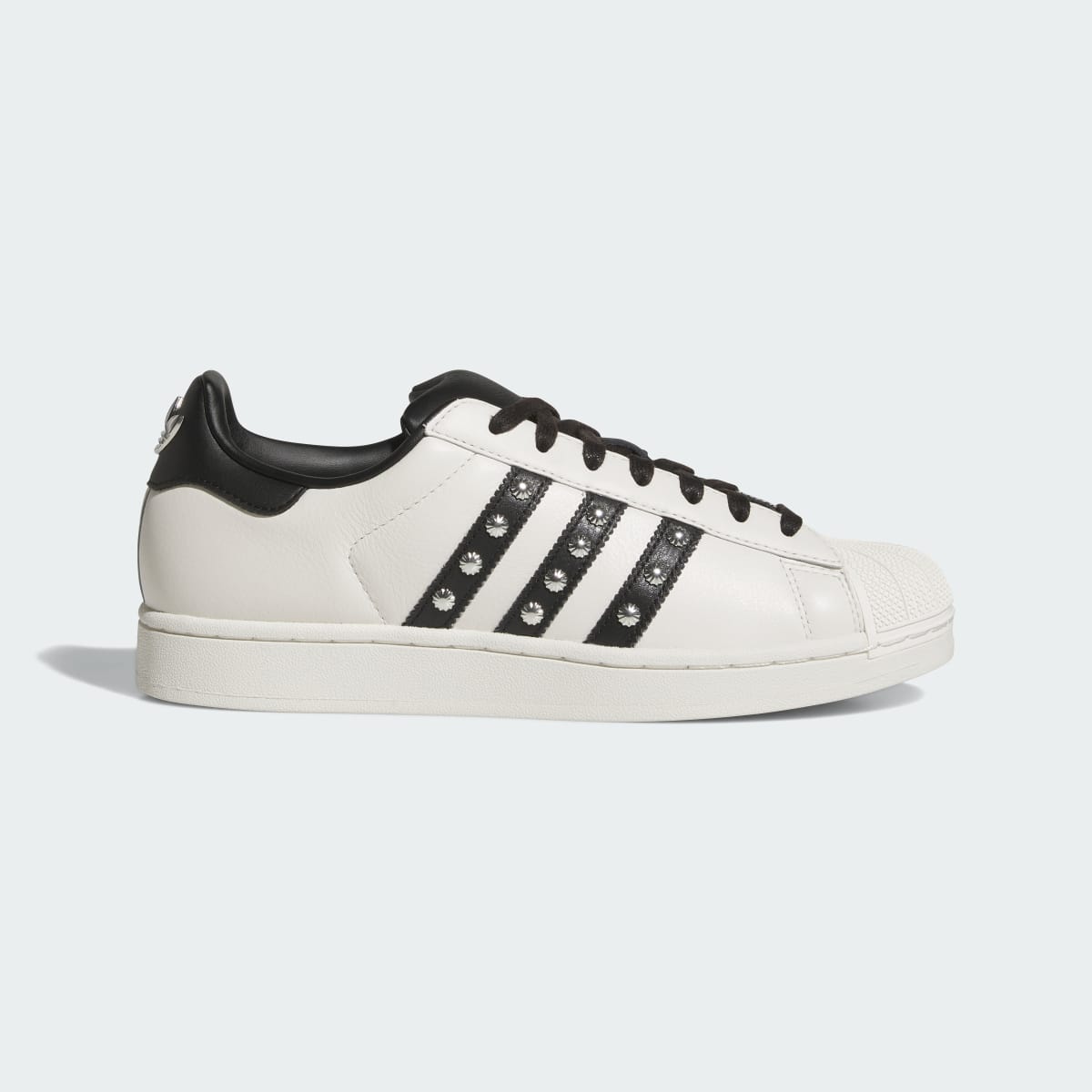 Adidas Men's SUPERSTAR II shoes - Off White / Core Black / Silver Metallic - Image 1