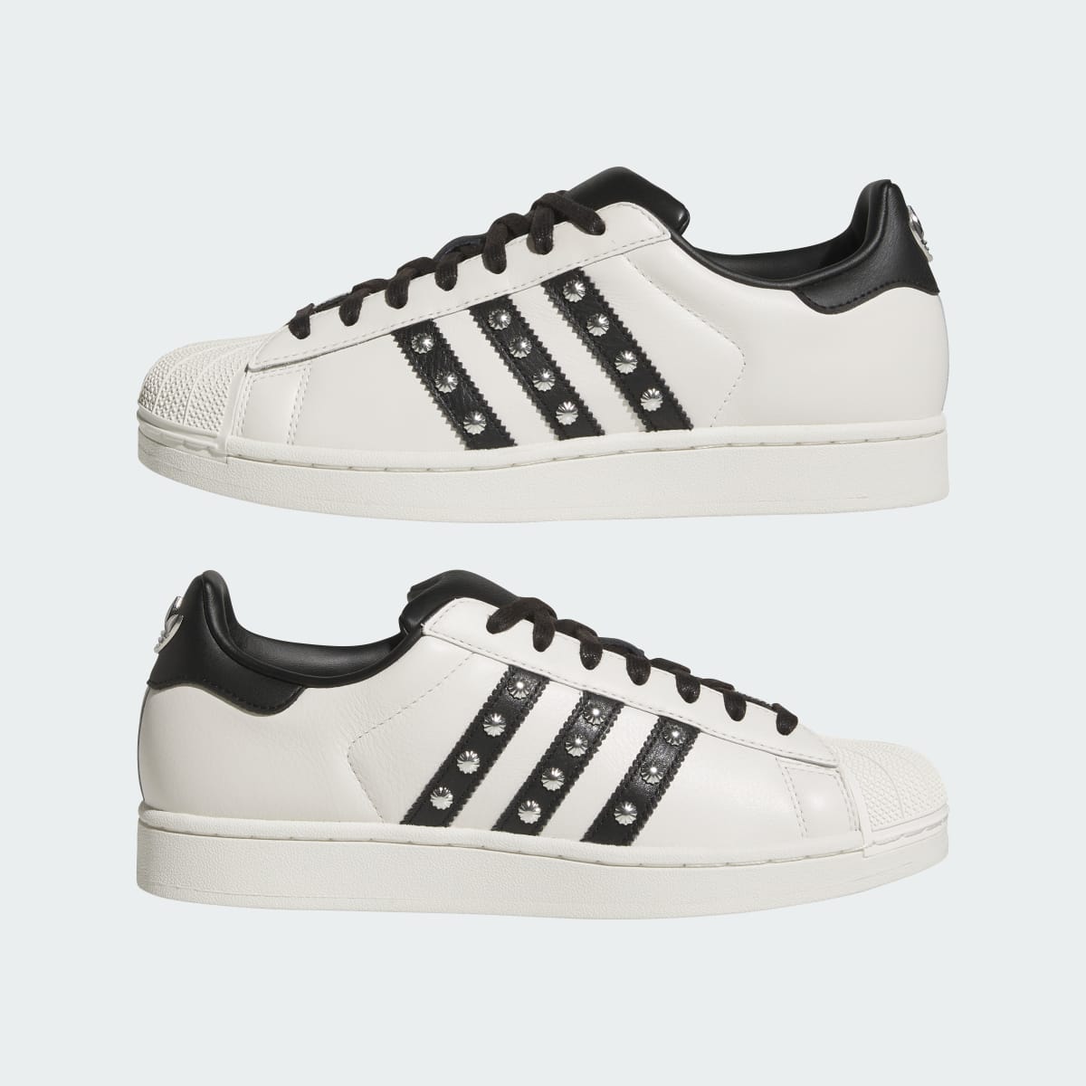 Adidas Men's SUPERSTAR II shoes - Off White / Core Black / Silver Metallic - Image 7