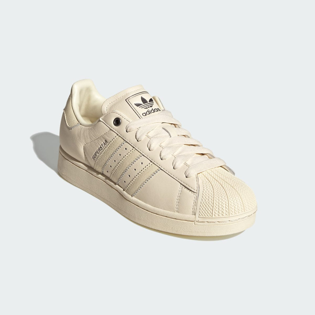 Adidas Women's SUPERSTAR II shoes - Cream White / Cream White / Iron Metallic - Image 5