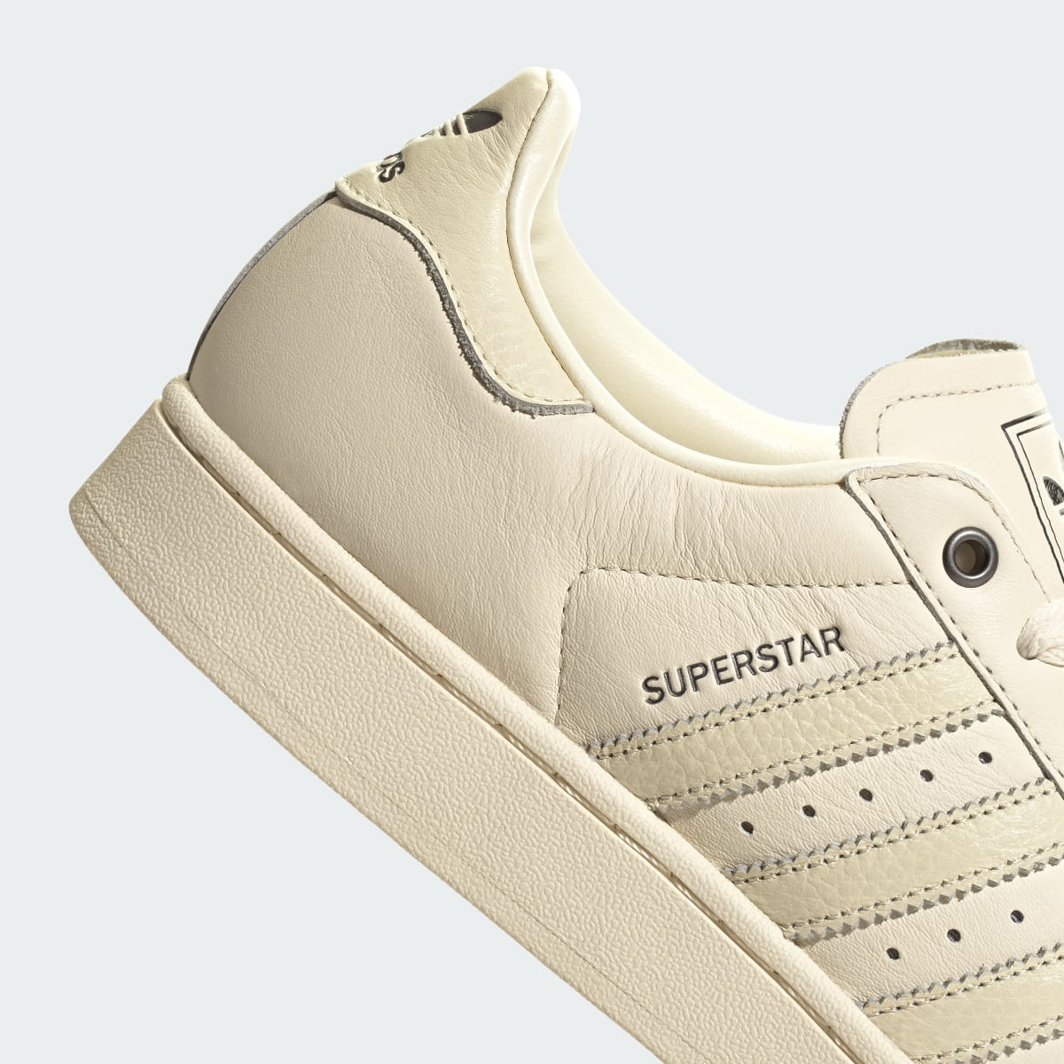 Adidas Men's SUPERSTAR II shoes - Cream White / Cream White / Iron Metallic - Image 10