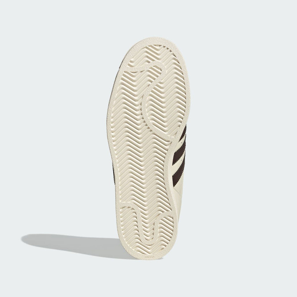 Adidas Women's SUPERSTAR LO PRO SHOES - Cream White / Aurora Coffee / Gold Metallic - Image 3