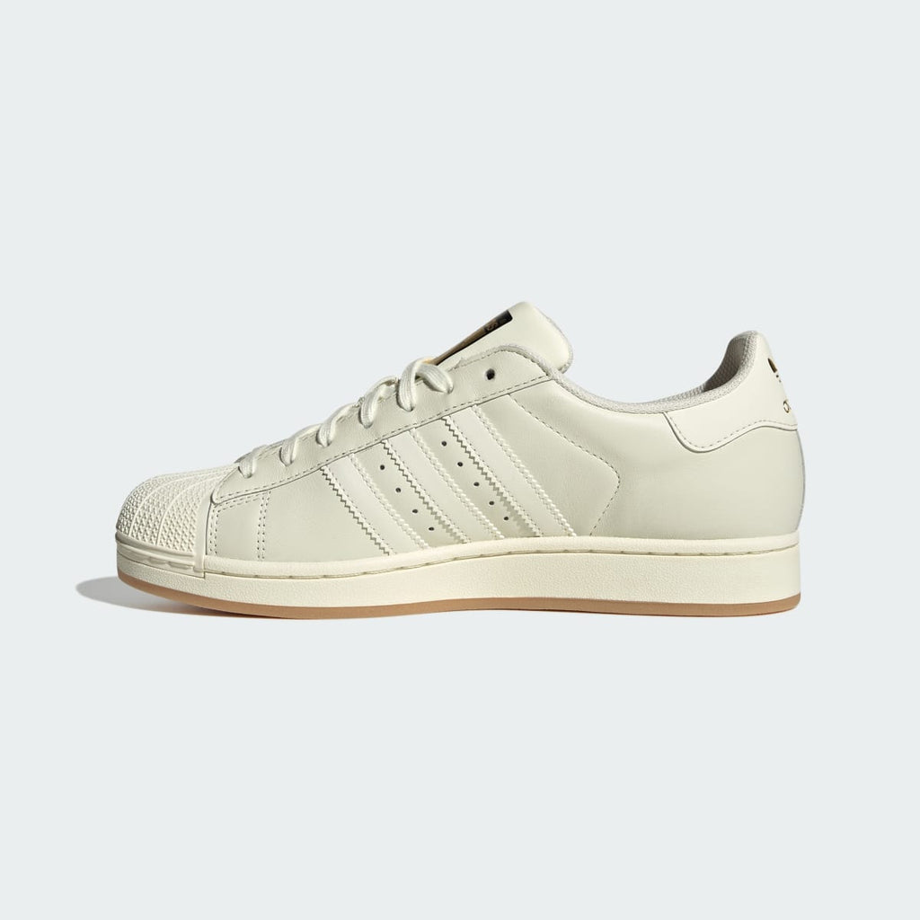 Adidas Men's SUPERSTAR MESSI shoes - Ivory / Ivory / Gold Metallic - Image 7