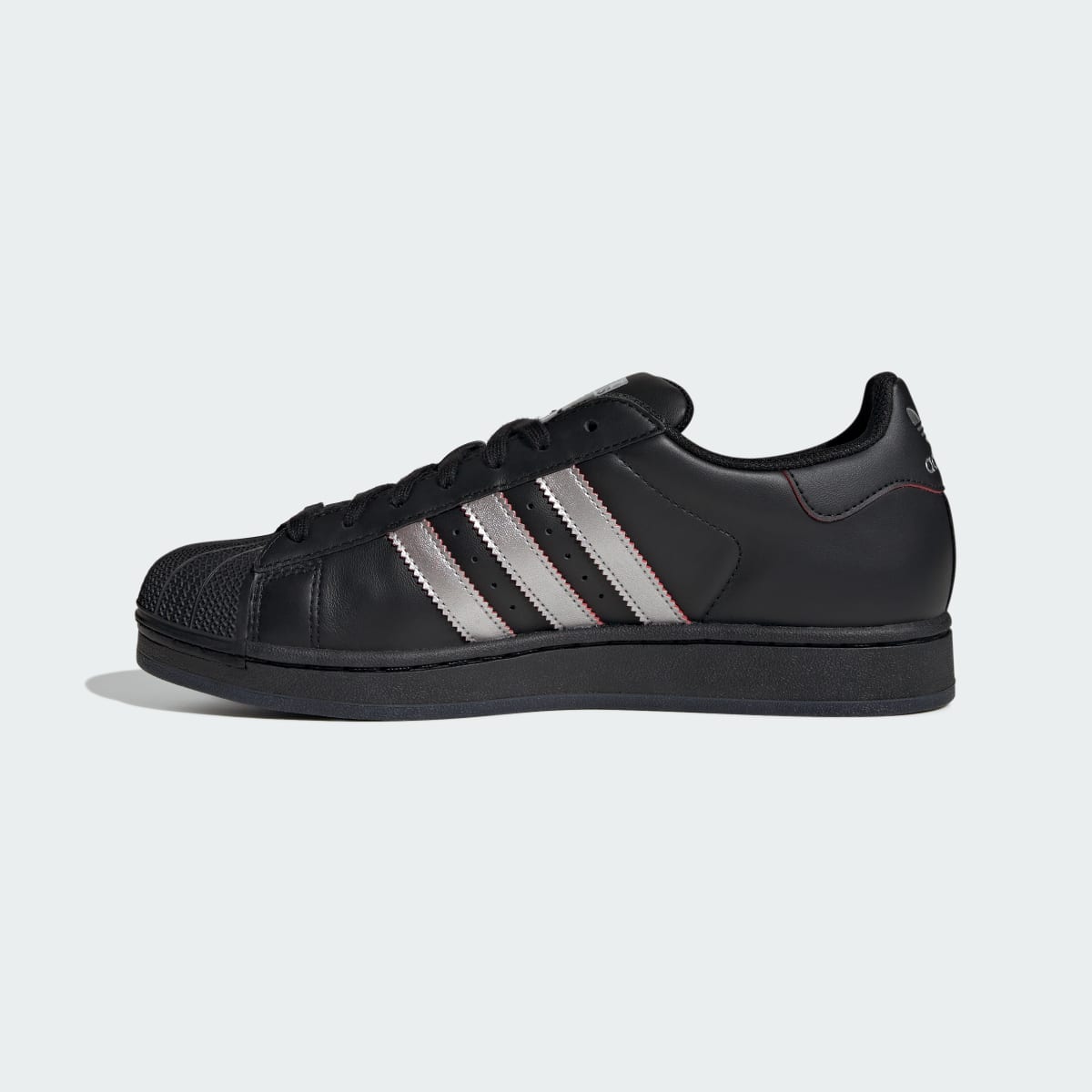Adidas Men's SUPERSTAR MESSI shoes - Core Black / Silver Metallic / Pure Ruby - Image 7