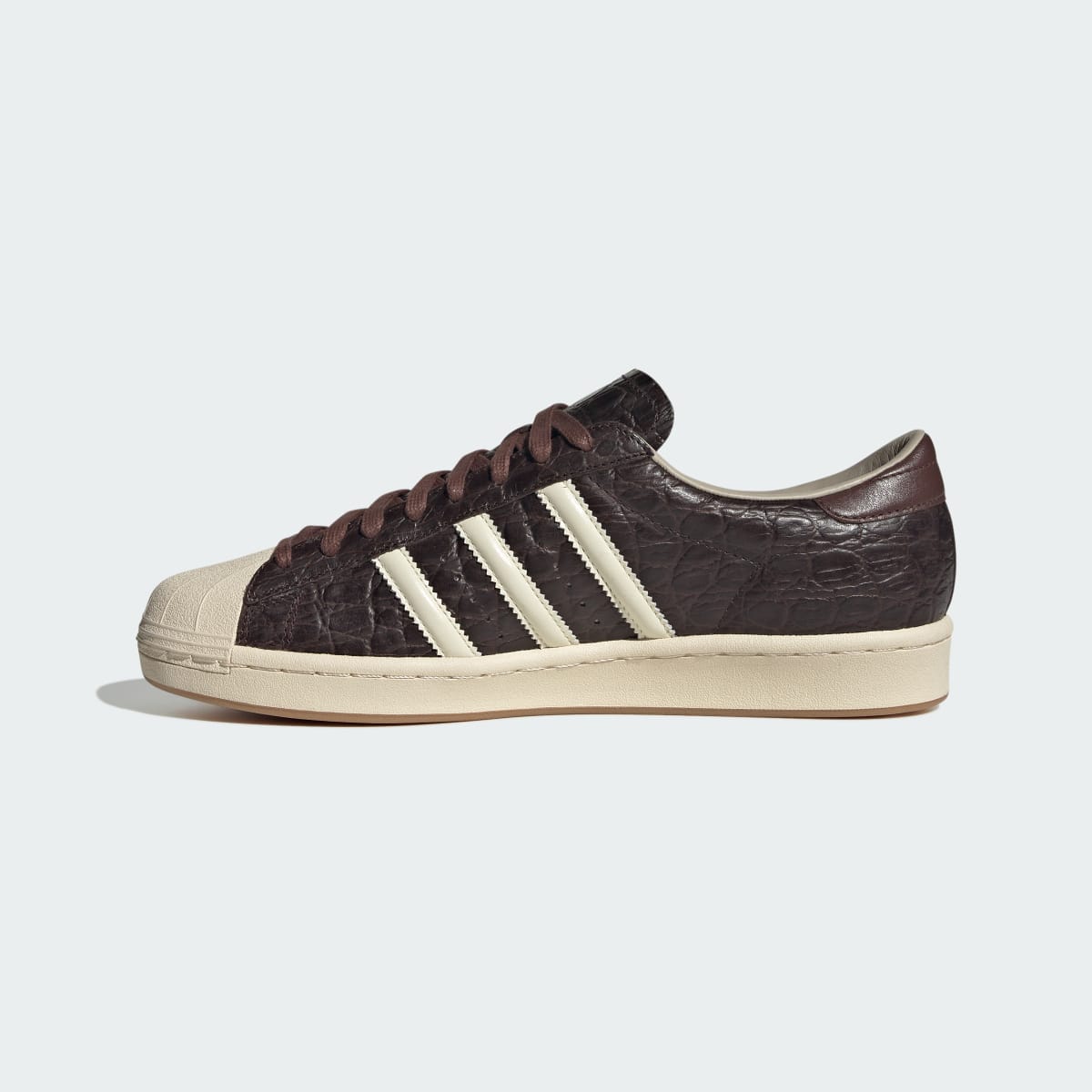 Adidas Men's SUPERSTAR Vintage shoes - Aurora Coffee / Cream White / Wonder White - Image 6