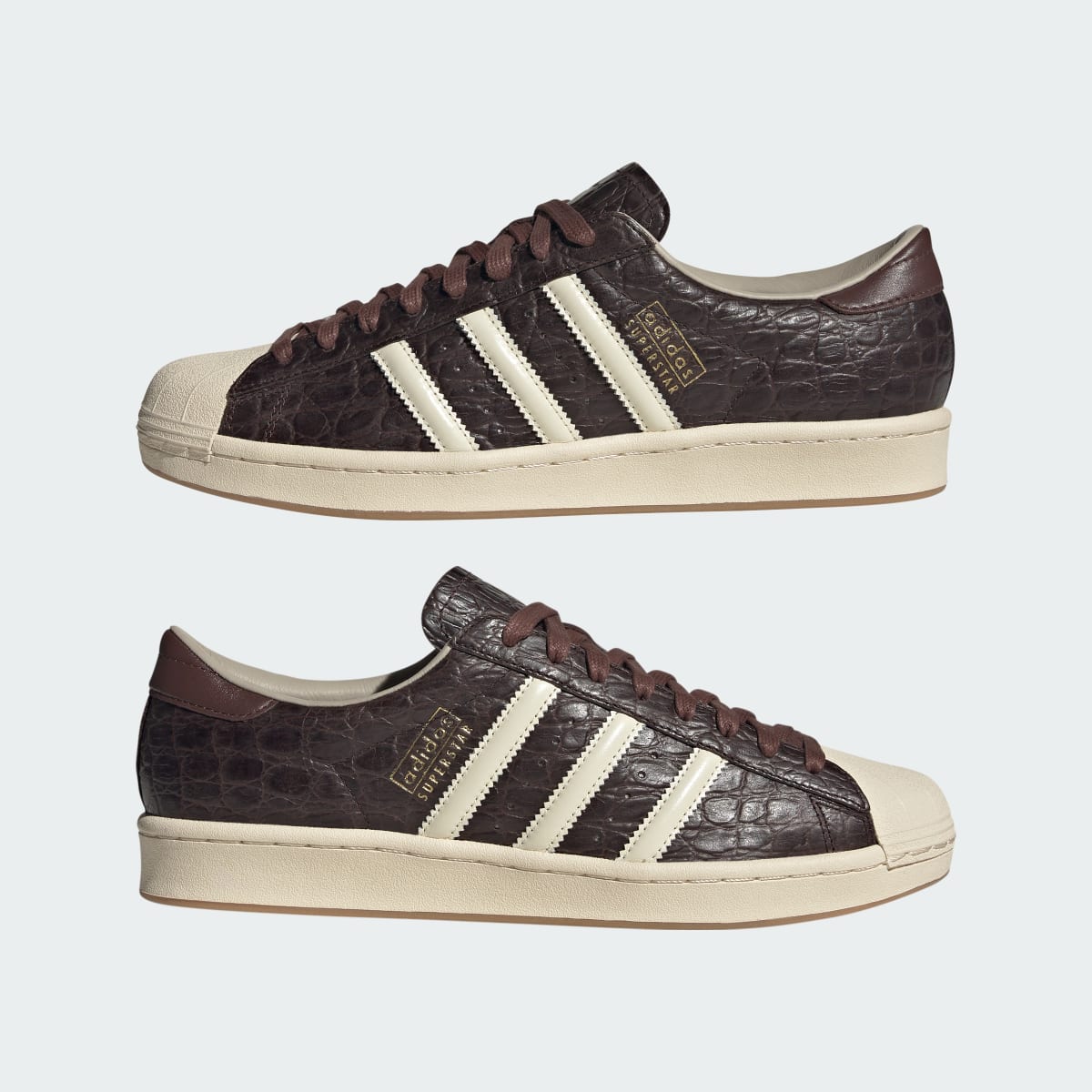 Adidas Men's SUPERSTAR Vintage shoes - Aurora Coffee / Cream White / Wonder White - Image 7