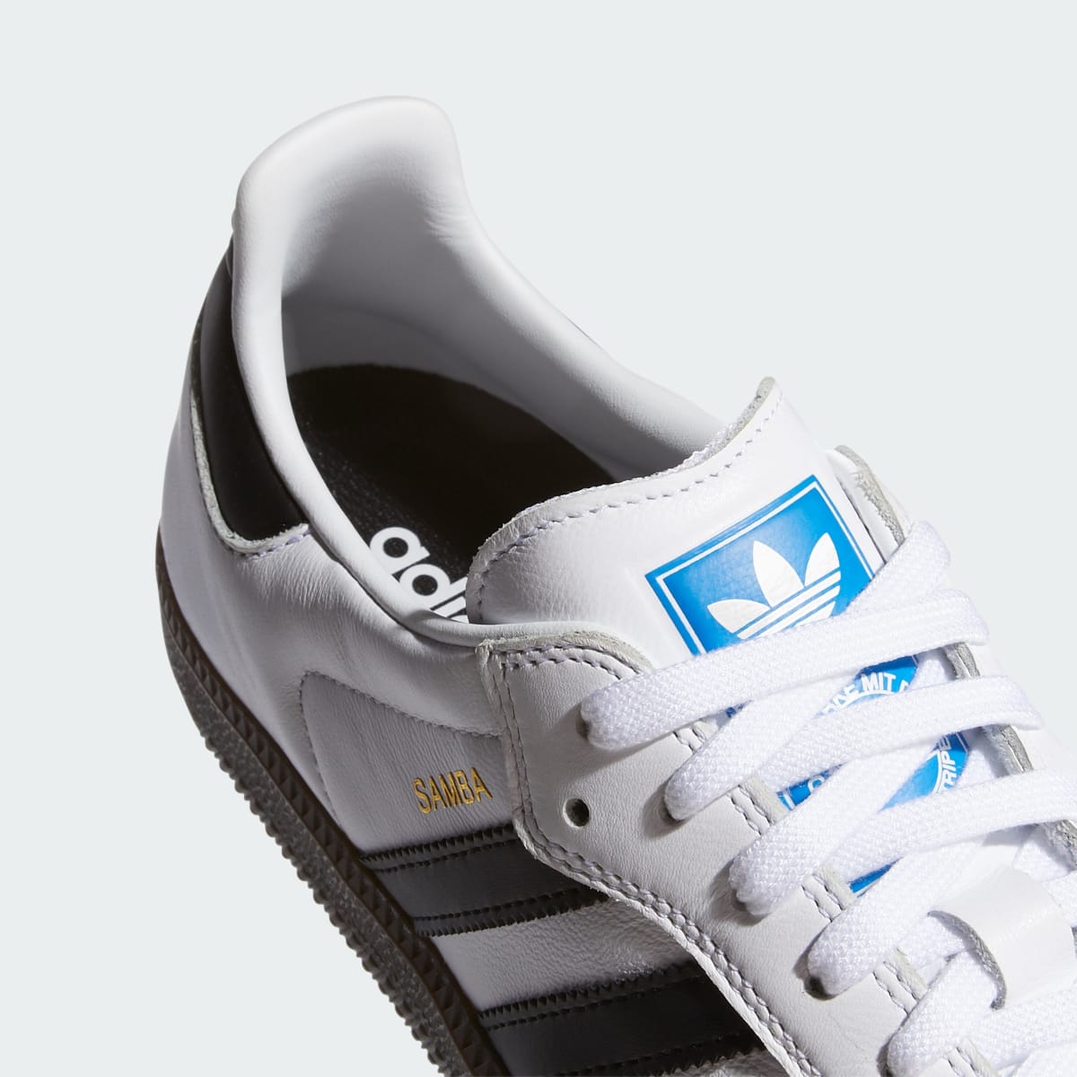 Adidas Men's Samba ADV Shoes - Cloud White / Core Black / Gum - Image 7