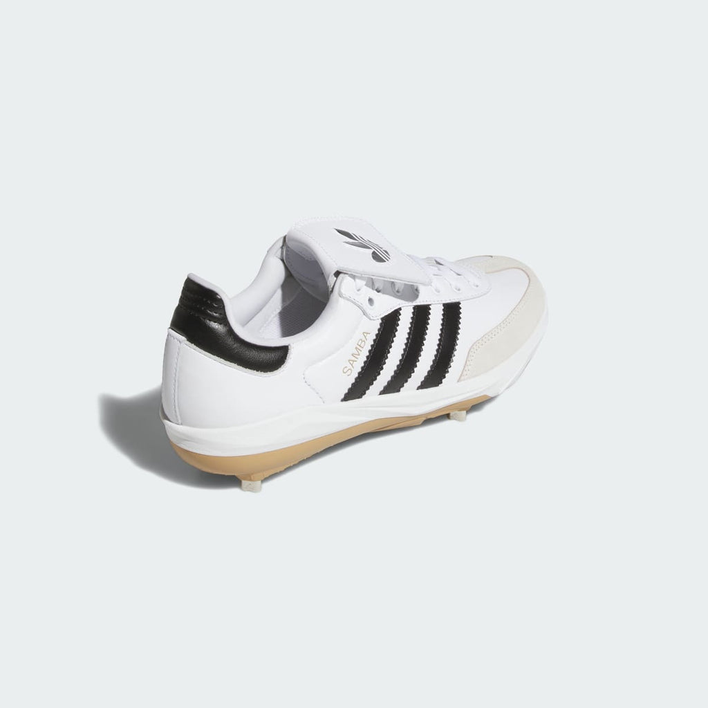 Adidas Men's Samba Baseball Cleat - Cloud White / Core Black / Gum - Image 5