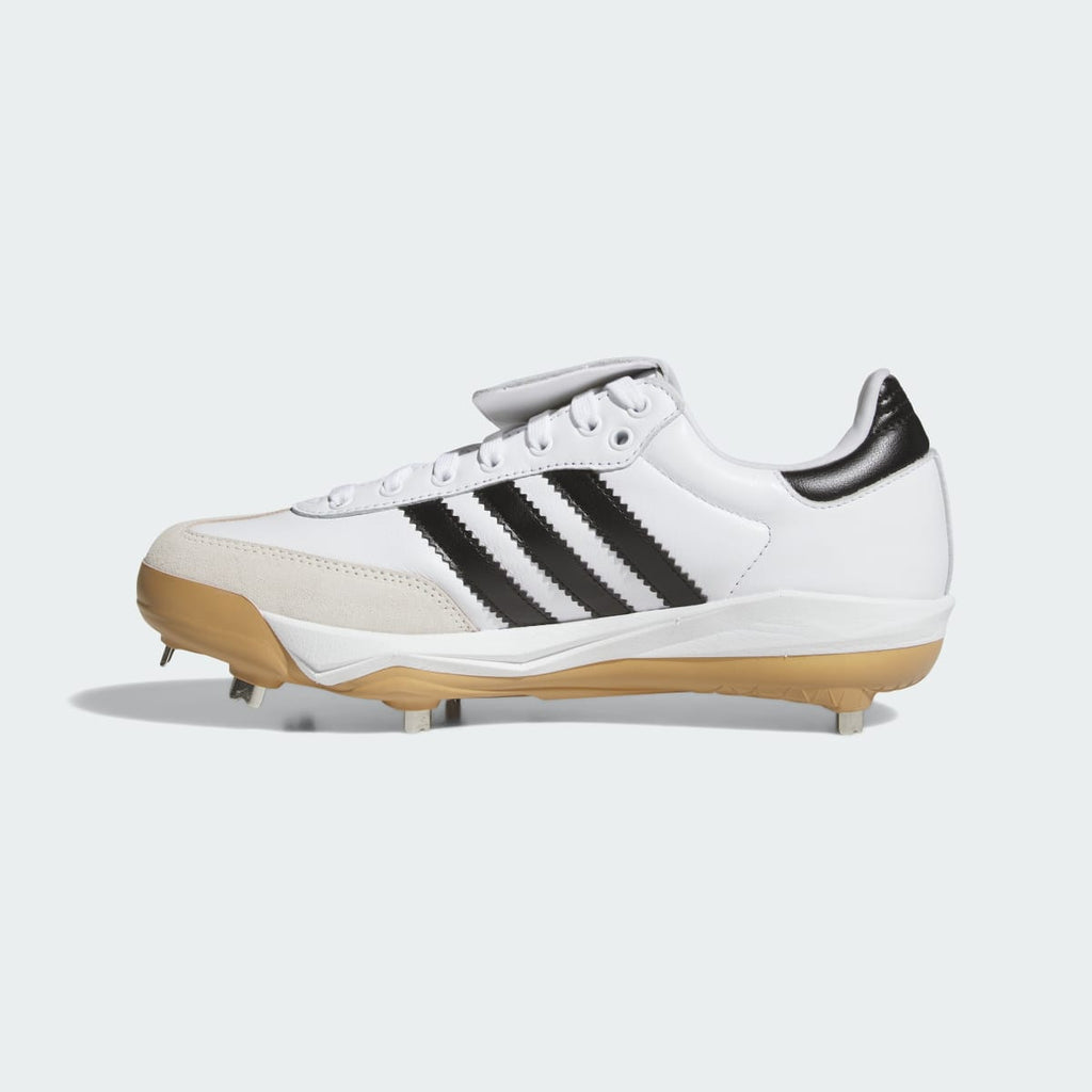 Adidas Men's Samba Baseball Cleat - Cloud White / Core Black / Gum - Image 6