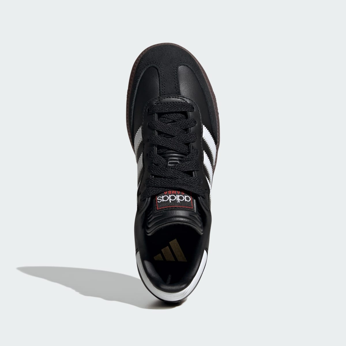 Adidas Kids' Samba Indoor Soccer Shoes - Core Black / Cloud White / None - Image 3