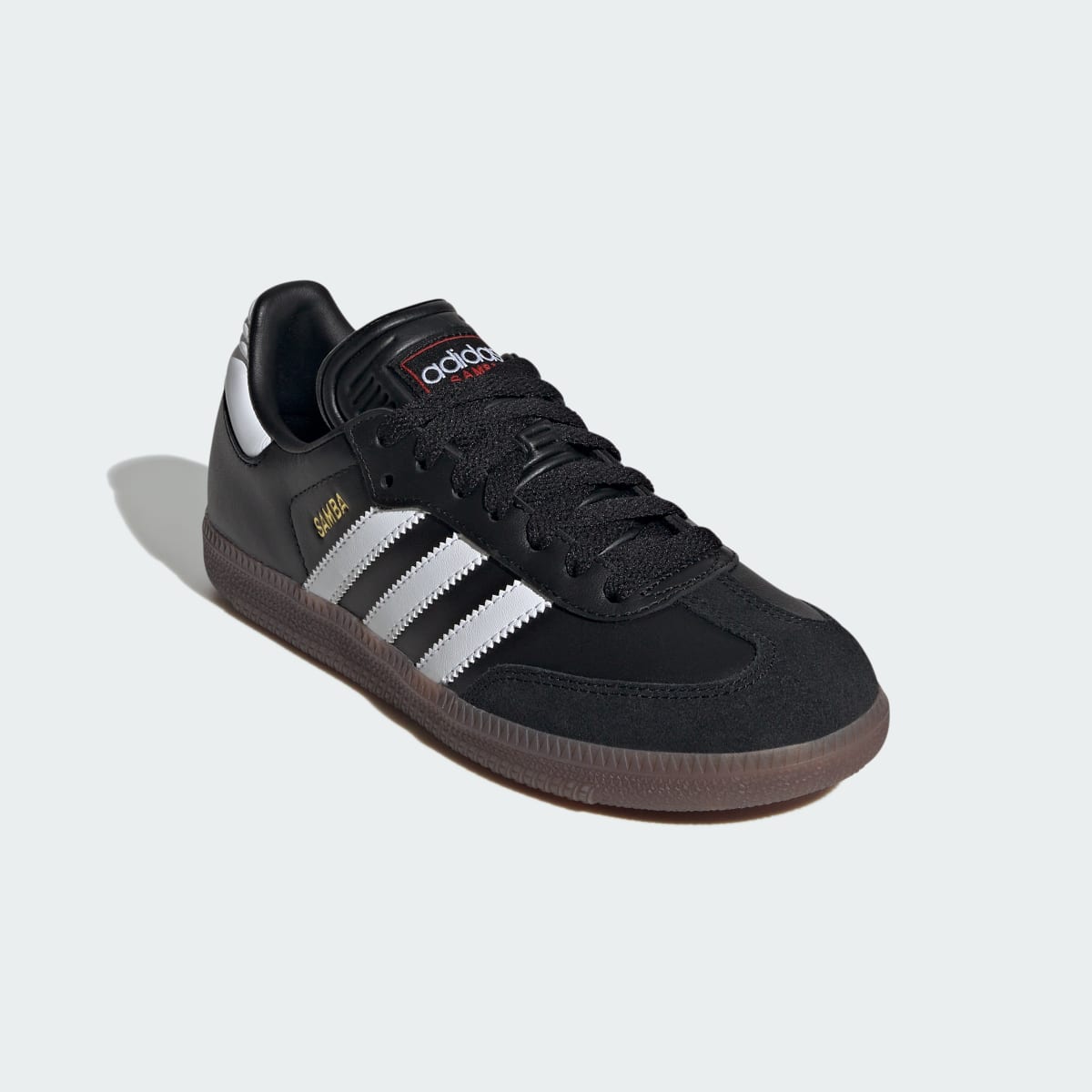 Adidas Kids' Samba Indoor Soccer Shoes - Core Black / Cloud White / None - Image 5