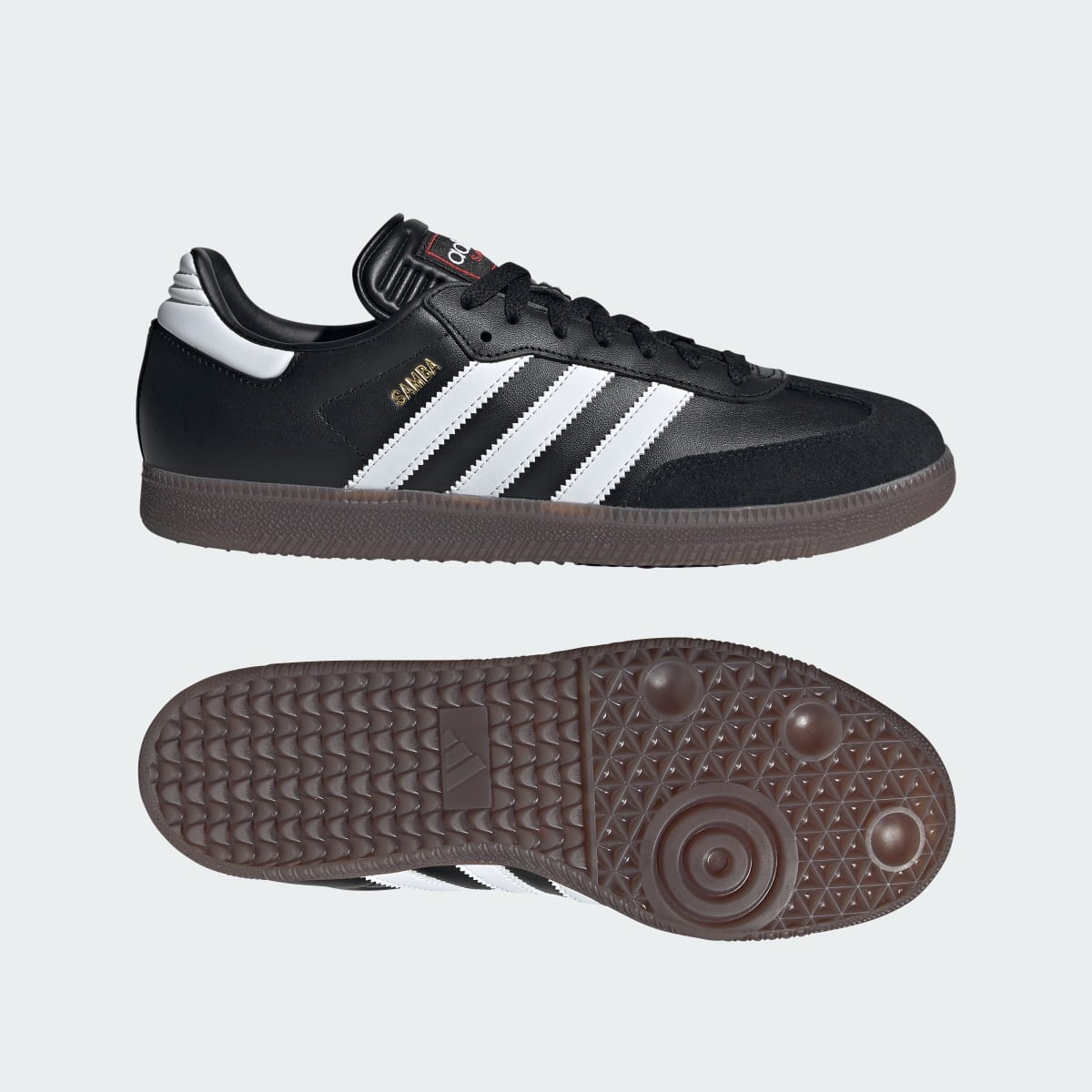Adidas Women's Samba Indoor Soccer Shoes - Core Black / Cloud White / Vivid Red - Image 1