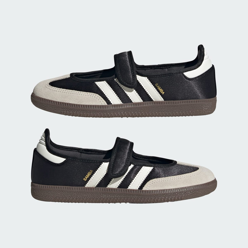 Adidas Women's Samba Jane Shoes - Core Black / Off White / Gold Metallic - Image 7