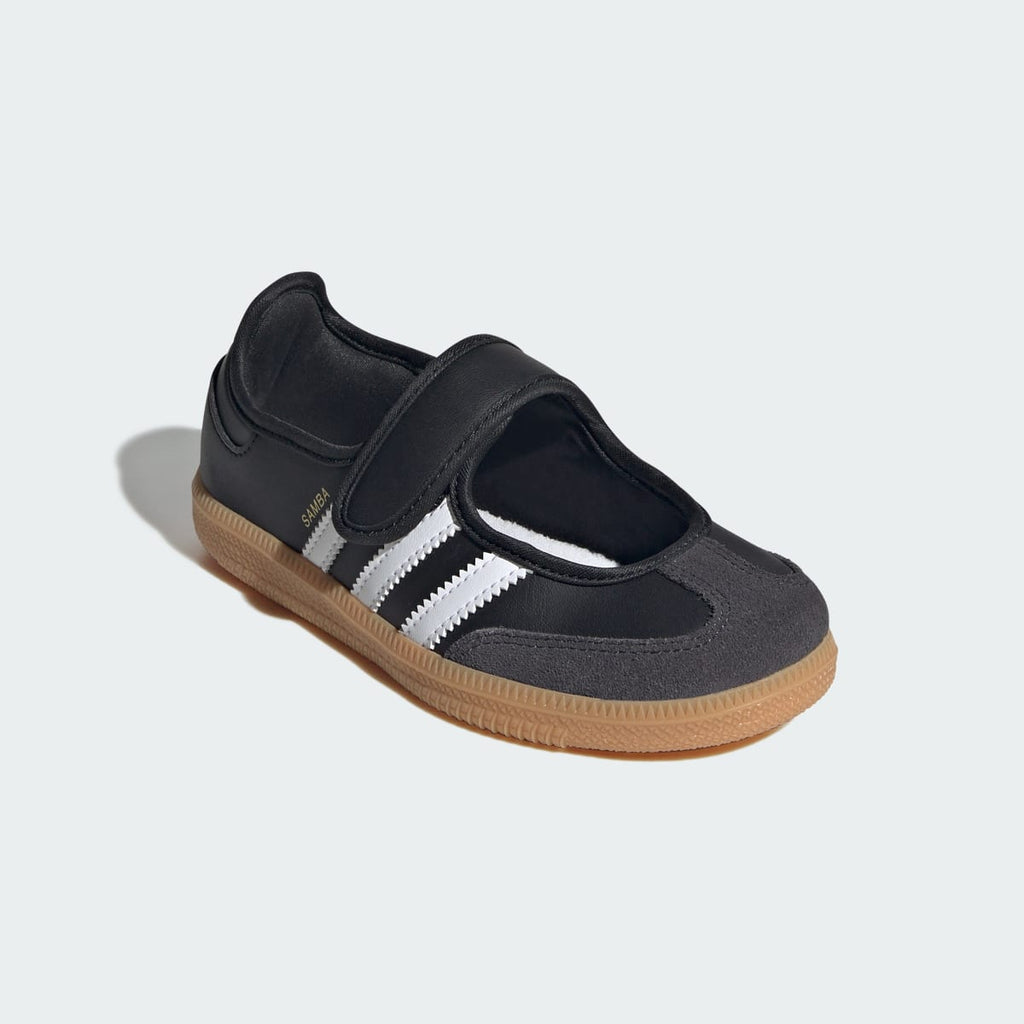 Adidas Kids' Samba Jane Shoes - Core Black / Cloud White / Gum - Image 4