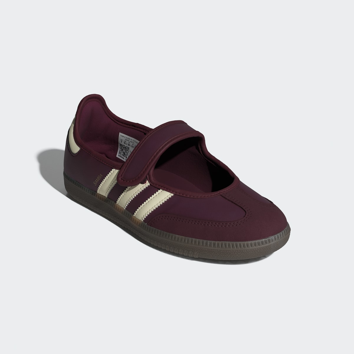 Adidas Women's Samba Jane Shoes - Maroon / Cream White / Gold Metallic - Image 5