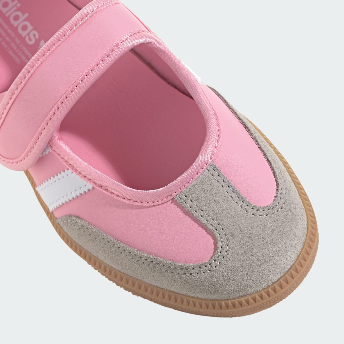 Adidas Kids' Samba Jane Shoes Kids - Light Pink / Cloud White / Gum - Image 9
