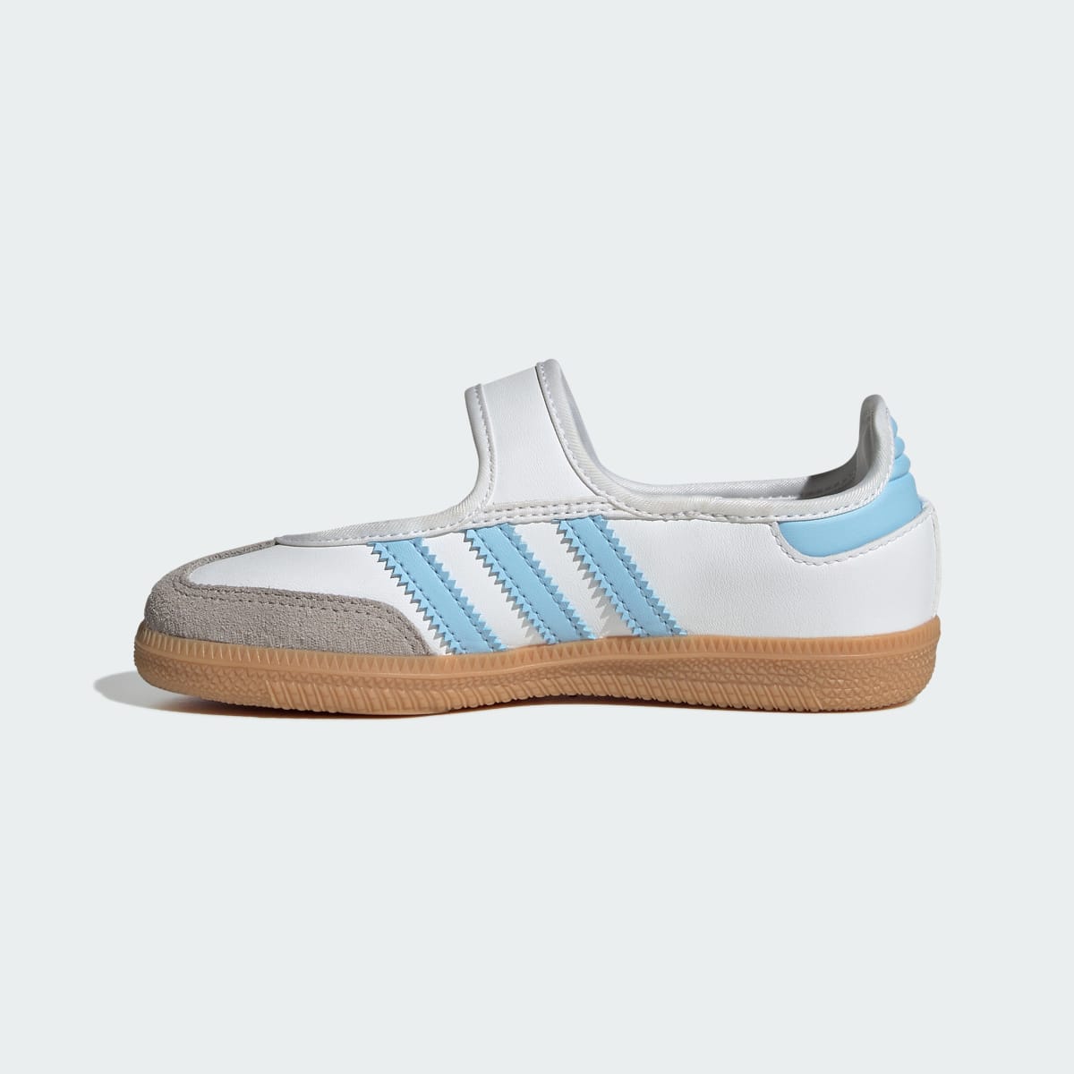 Adidas Kids' Samba Jane Shoes - Cloud White / Clear Sky / Gum - Image 6