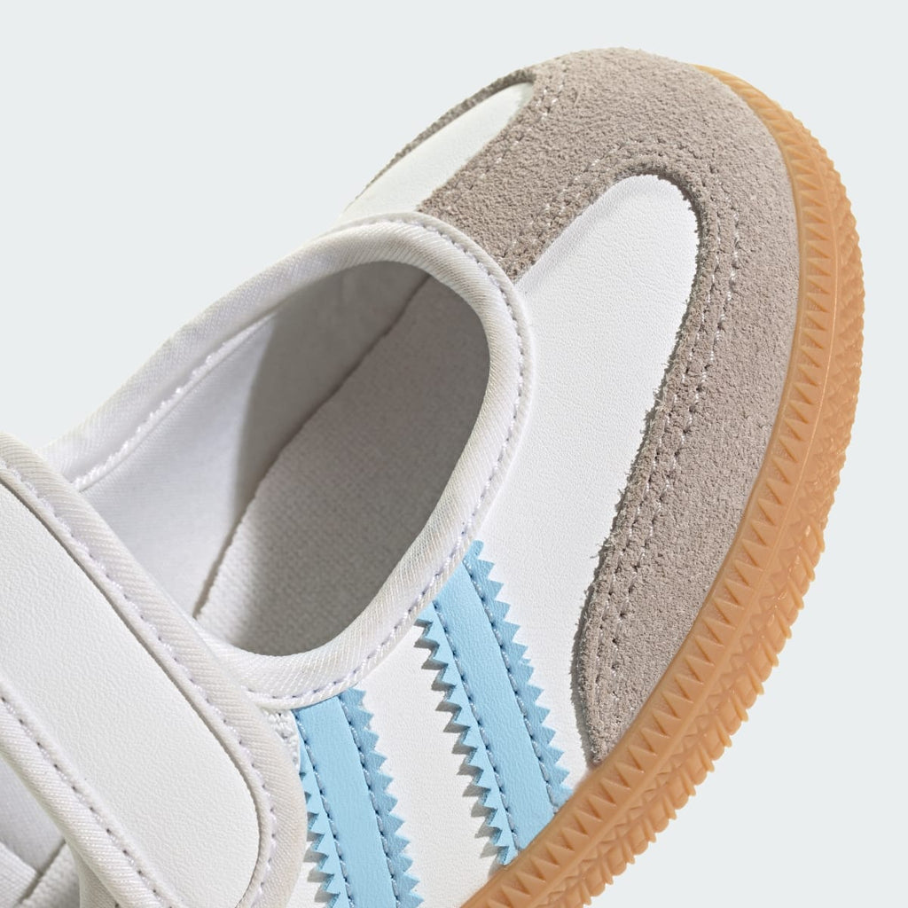 Adidas Kids' Samba Jane Shoes - Cloud White / Clear Sky / Gum - Image 8