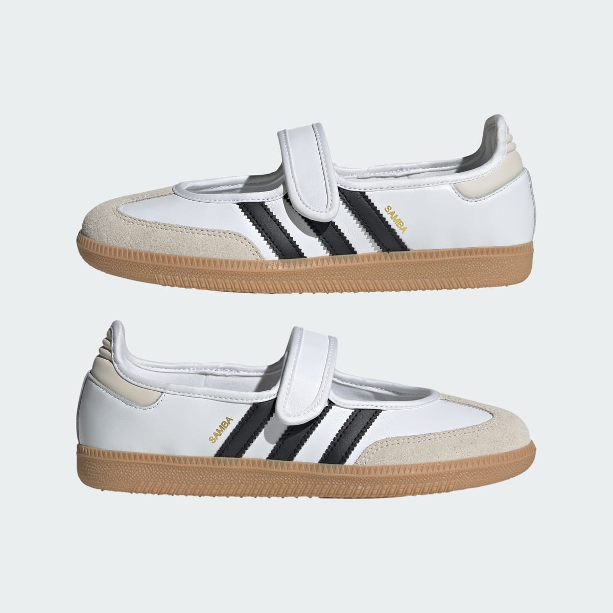 Adidas Women's Samba Jane Shoes - Cloud White / Alumina / Core Black - Image 8