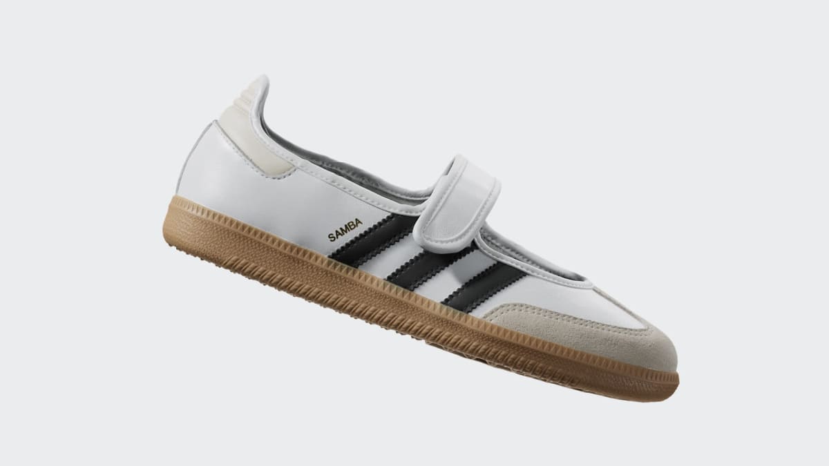 Adidas Women's Samba Jane Shoes - Cloud White / Alumina / Core Black - Image 2