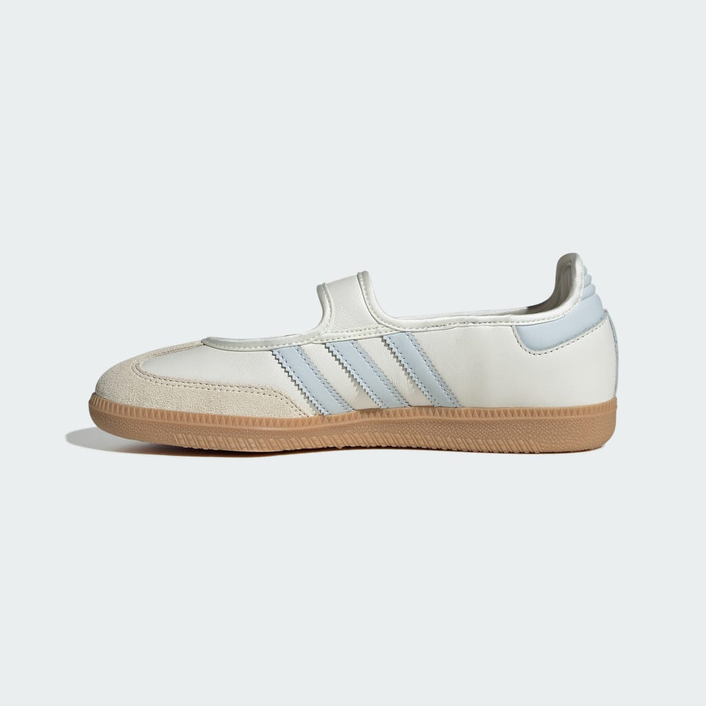 Adidas Women's Samba Jane Shoes - Cloud White / Gum / Halo Blue - Image 6