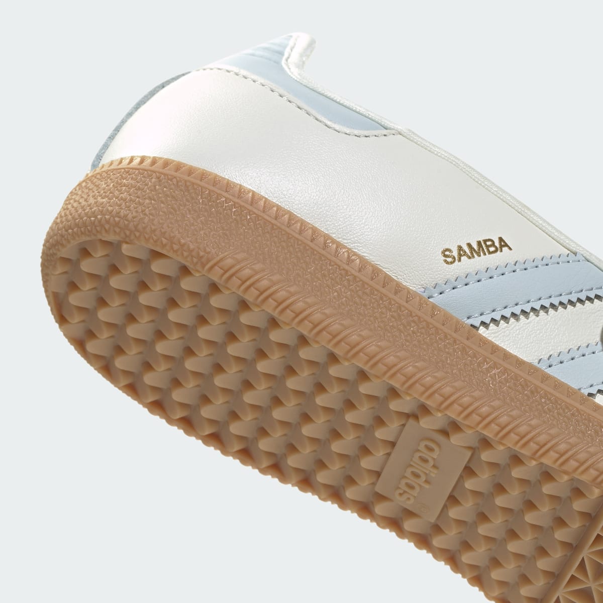 Adidas Women's Samba Jane Shoes - Cloud White / Gum / Halo Blue - Image 8