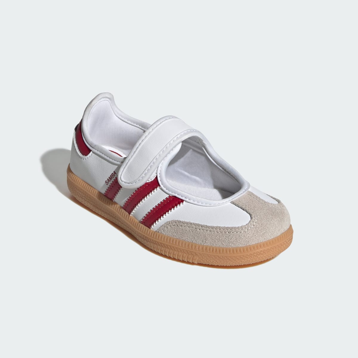Adidas Kids' Samba Jane Shoes - Cloud White / Team Victory Red / Gum - Image 4