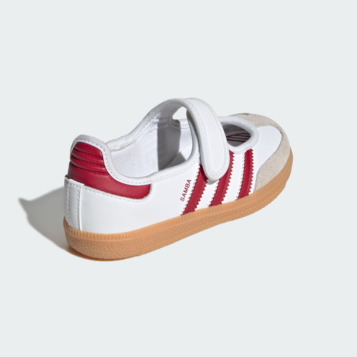 Adidas Kids' Samba Jane Shoes - Cloud White / Team Victory Red / Gum - Image 5