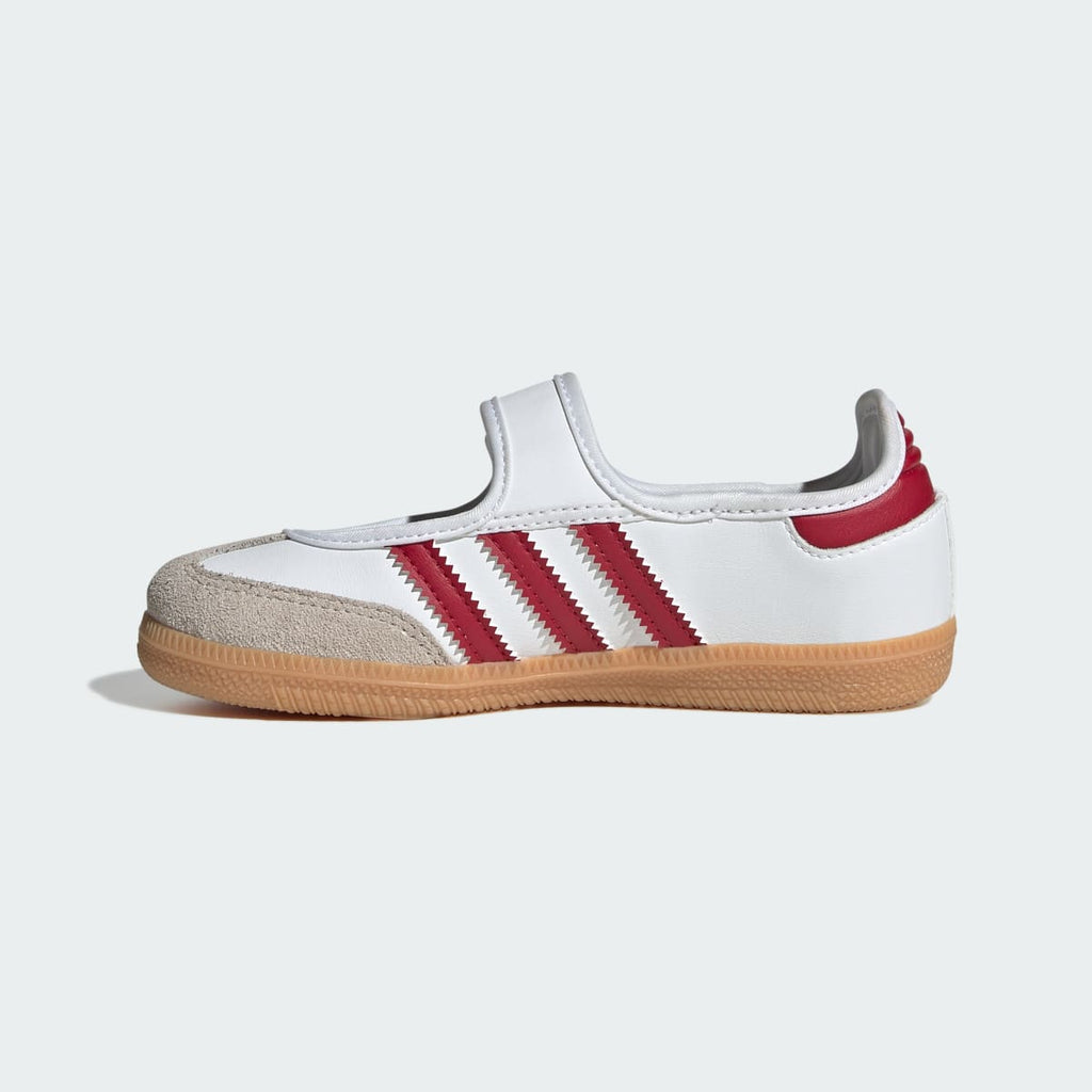 Adidas Kids' Samba Jane Shoes - Cloud White / Team Victory Red / Gum - Image 6