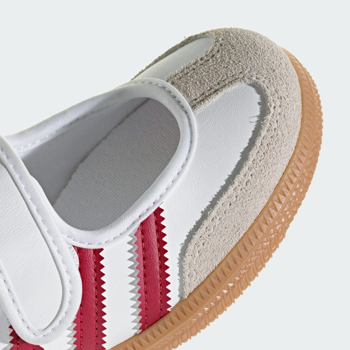 Adidas Kids' Samba Jane Shoes - Cloud White / Team Victory Red / Gum - Image 9