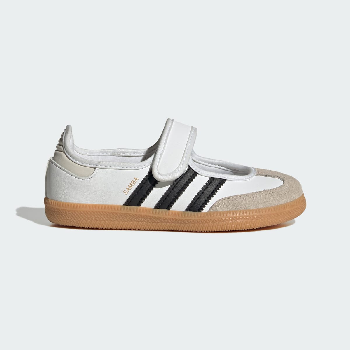 Adidas Kids' Samba Jane Shoes - Cloud White / Core Black / Gum - Image 1