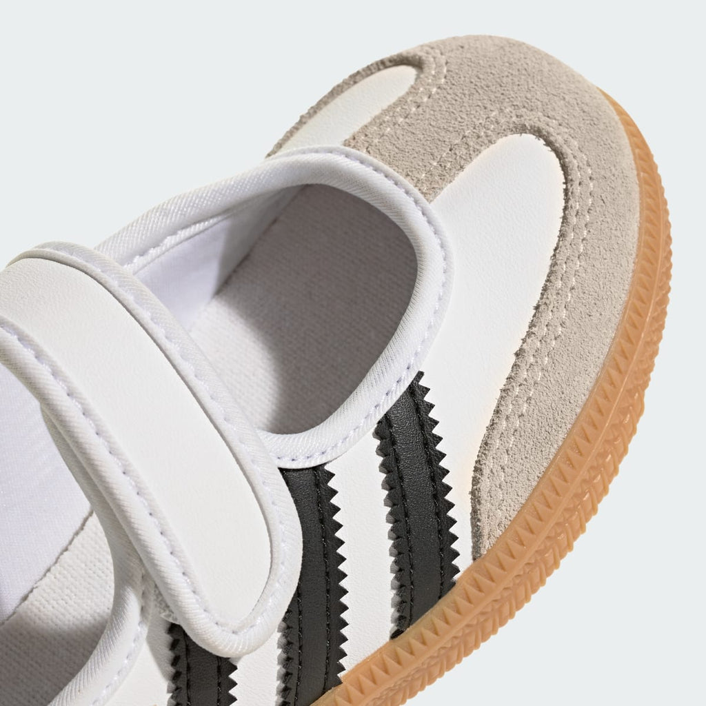 Adidas Kids' Samba Jane Shoes - Cloud White / Core Black / Gum - Image 9