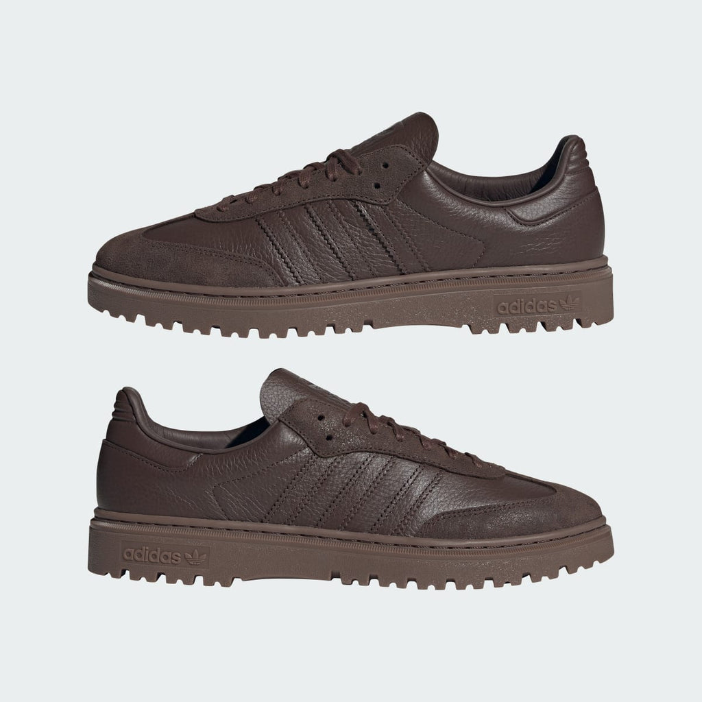 Adidas Men's Samba LX Freizeit Shoes - Brown / Brown / Gum - Image 7
