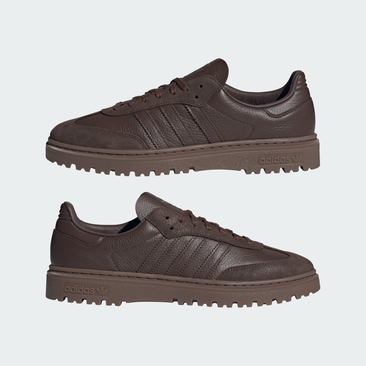 Adidas Women's Samba LX Freizeit Shoes - Brown / Brown / Gum - Image 7