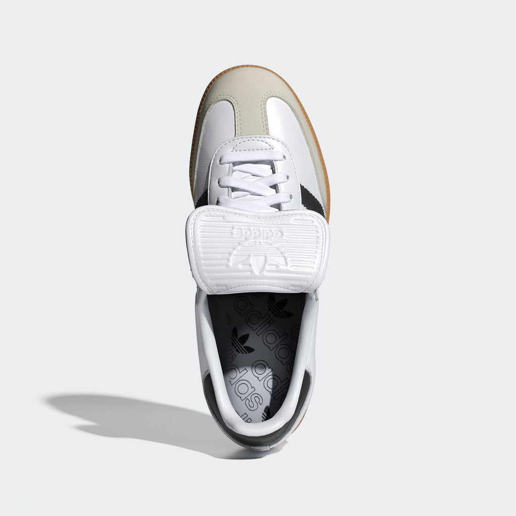 Adidas Women's Samba Long Tongue Shoes - Cloud White / Core Black / Gold Metallic - Image 3