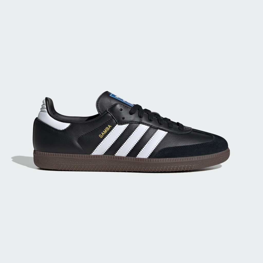Adidas Men's Samba OG Shoes - Core Black / Cloud White / Gum - Image 1