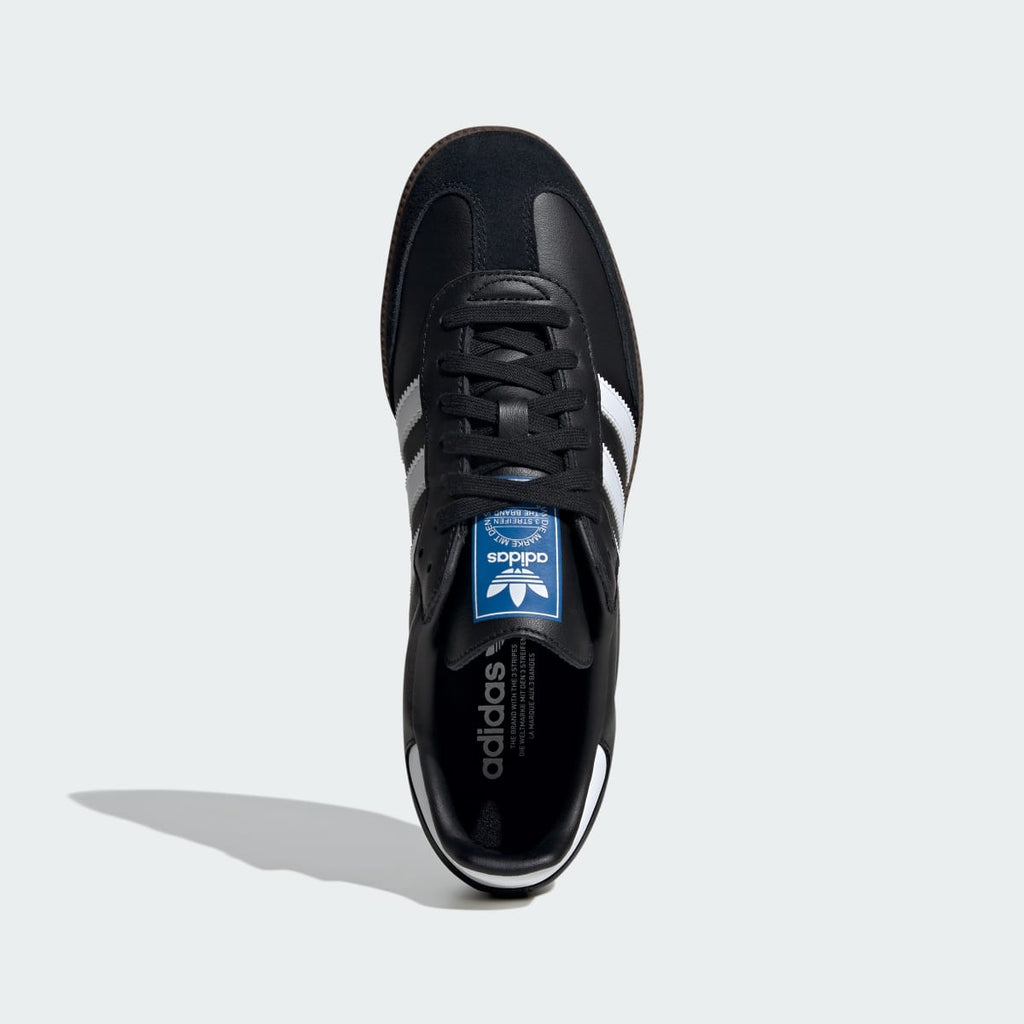 Adidas Men's Samba OG Shoes - Core Black / Cloud White / Gum - Image 2
