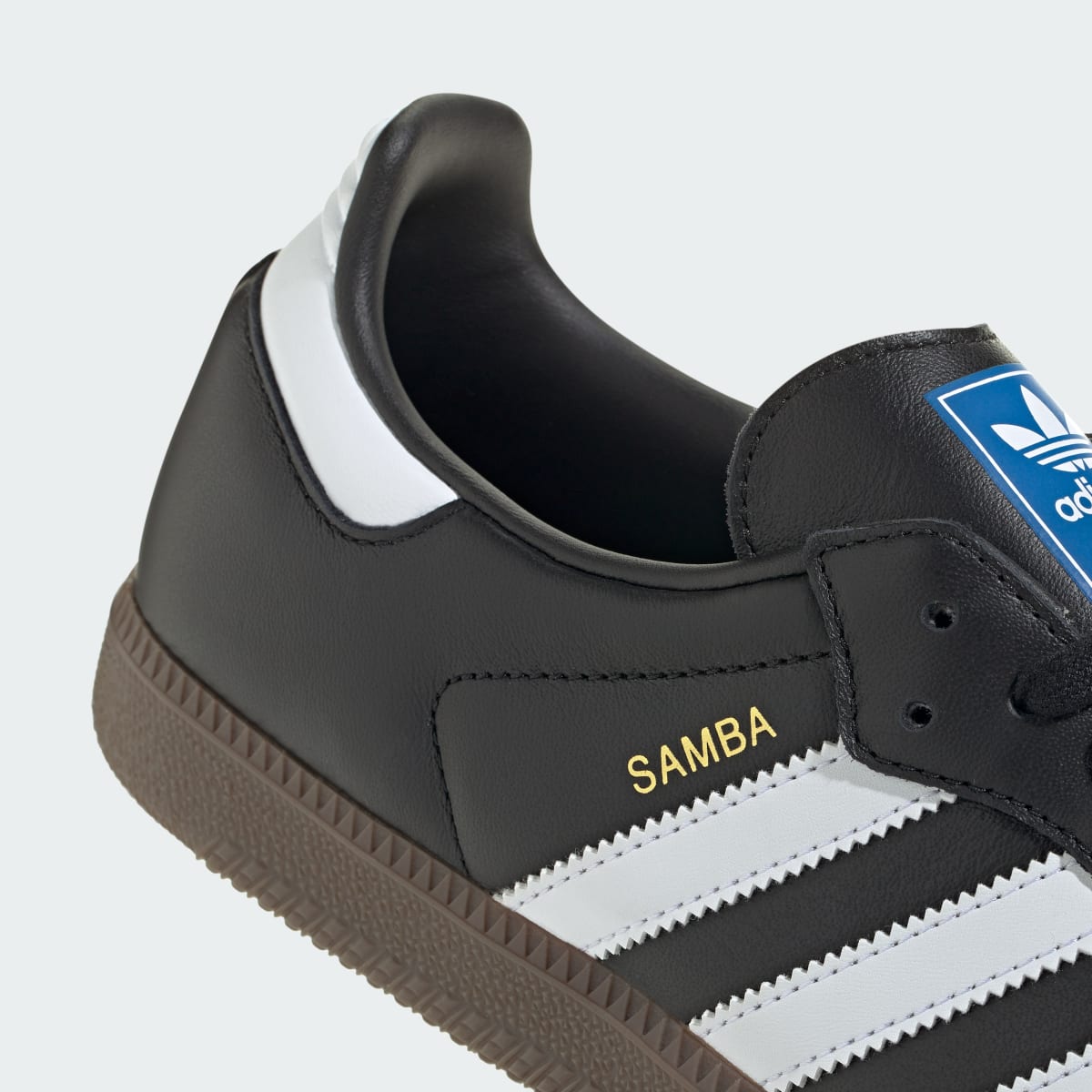 Adidas Men's Samba OG Shoes - Core Black / Cloud White / Gum - Image 9