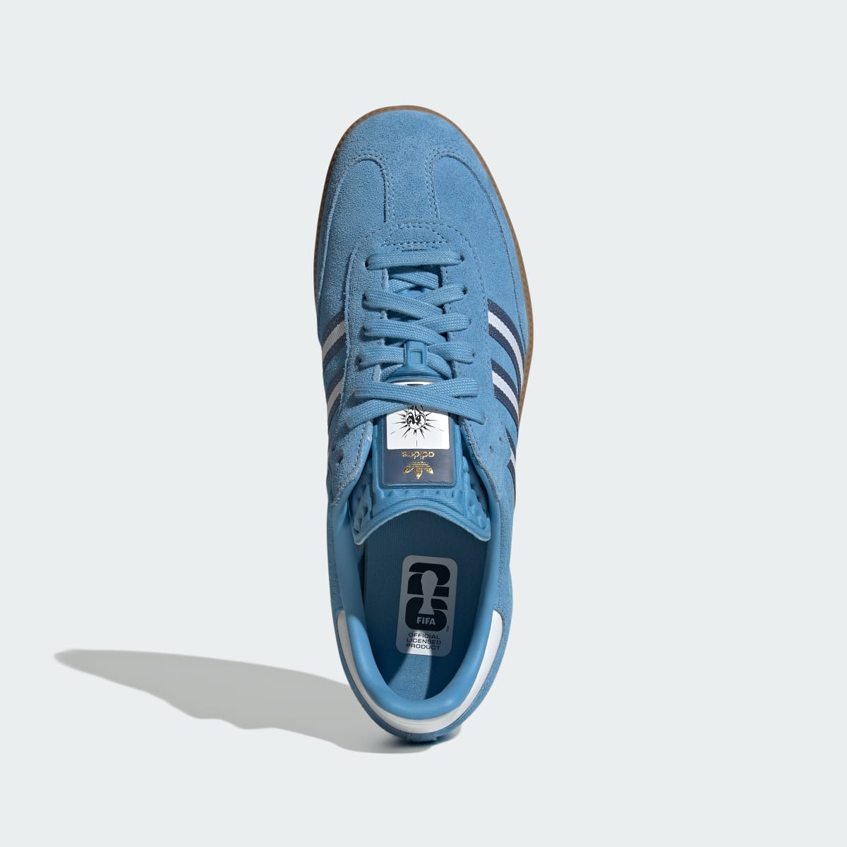 Adidas Men's Samba OG Shoes - Light Blue / Crew Blue / Cloud White - Image 3