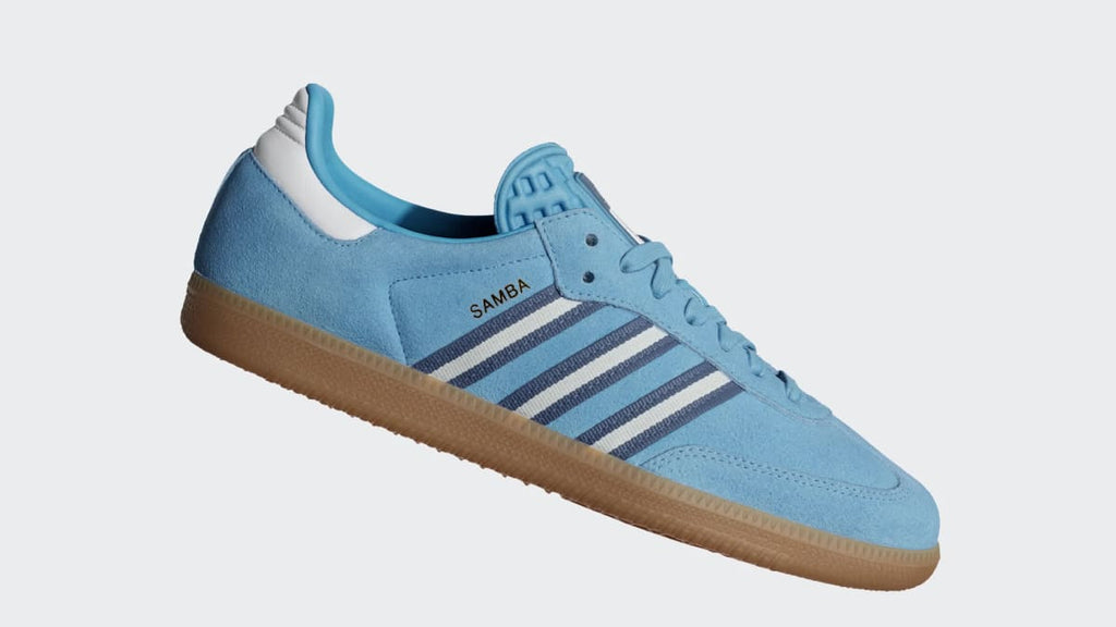 Adidas Men's Samba OG Shoes - Light Blue / Crew Blue / Cloud White - Image 2
