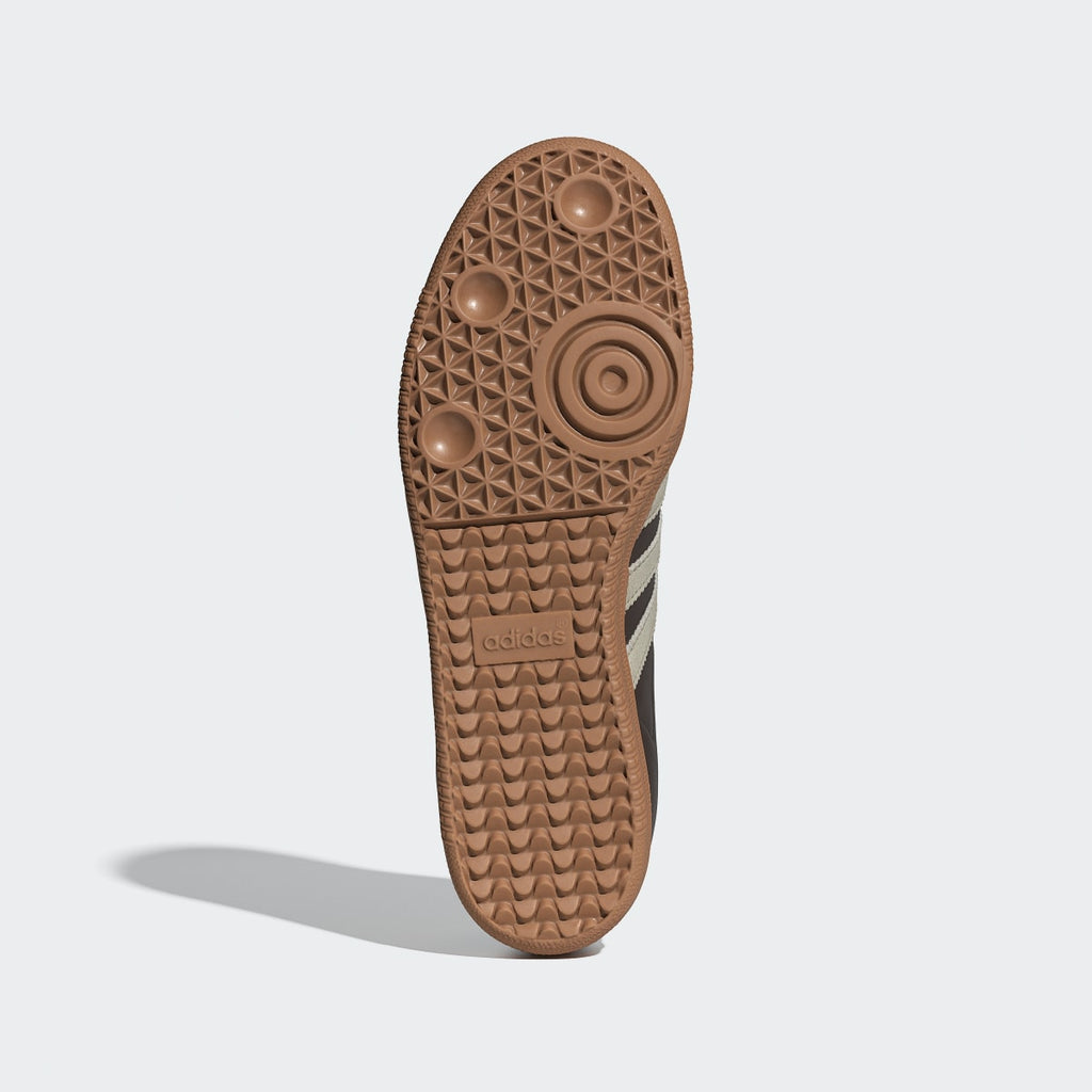 Adidas Men's Samba OG Shoes - Brown / Putty Grey / Gold Metallic - Image 7