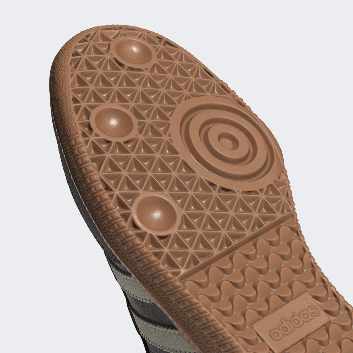 Adidas Men's Samba OG Shoes - Brown / Putty Grey / Gold Metallic - Image 13