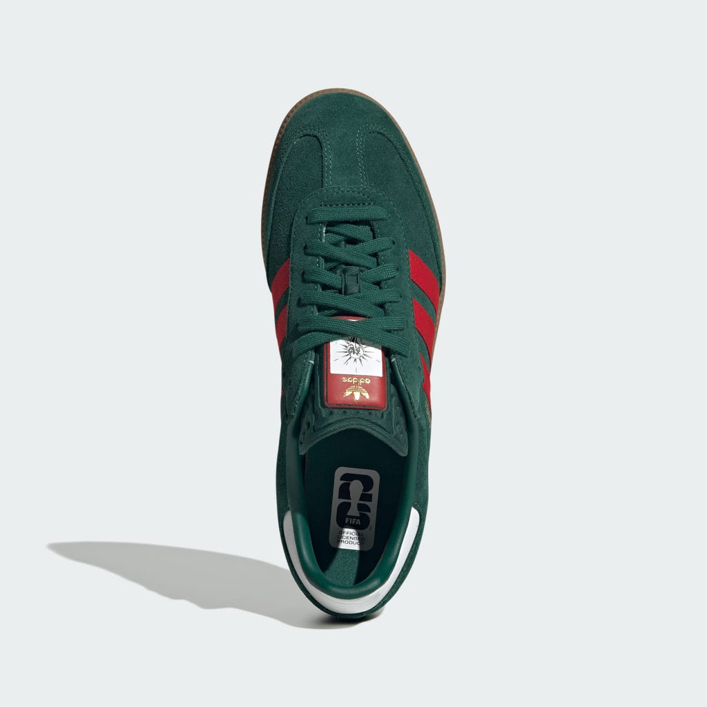 Adidas Men's Samba OG Shoes - Team Dark Green / Better Scarlet / Gum - Image 2