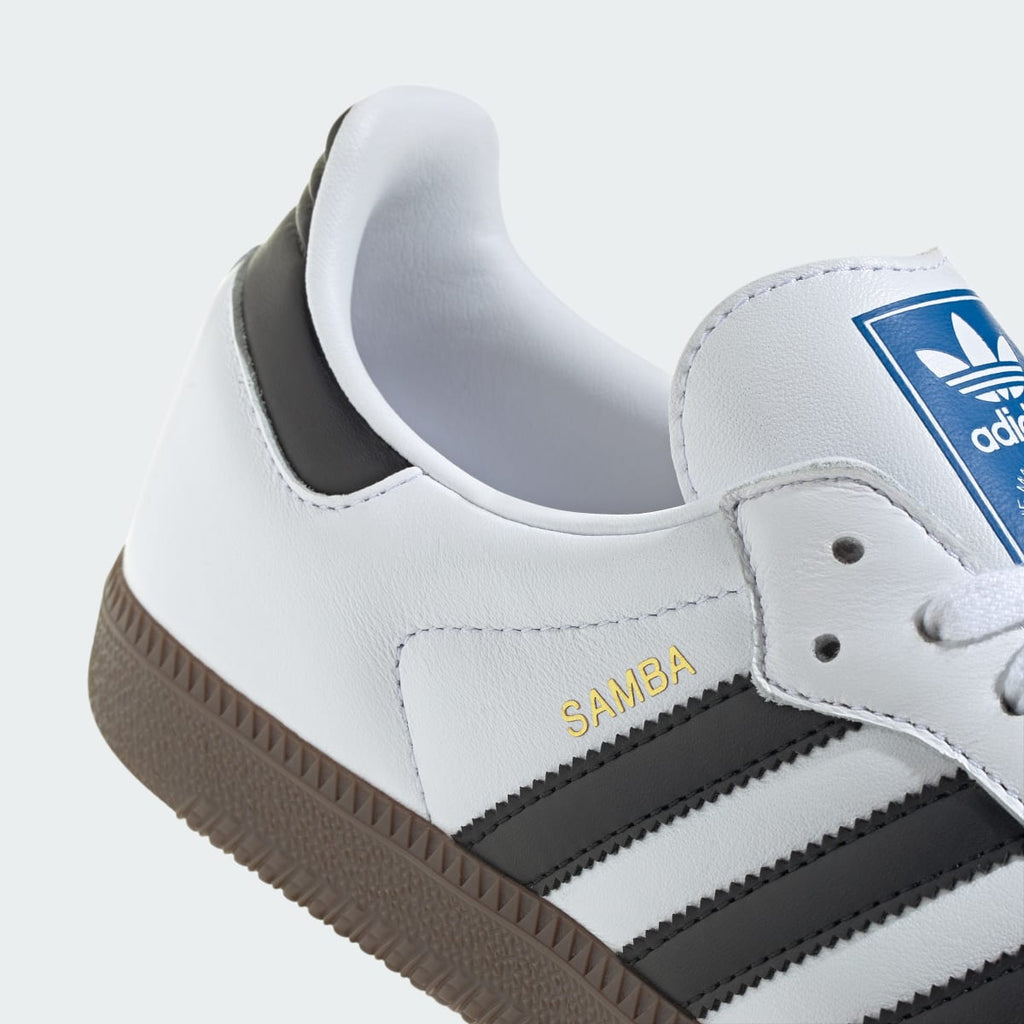 Adidas Men's Samba OG Shoes - Cloud White / Core Black / gum - Image 9